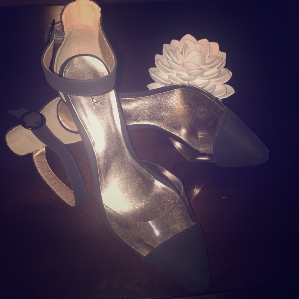 Qupid Faux Suede heel