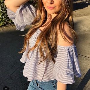 Off the shoulder top!