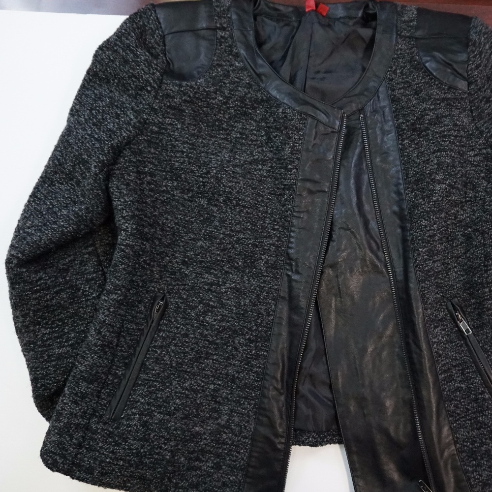 5|48 Brand Leather Blazer Jacket