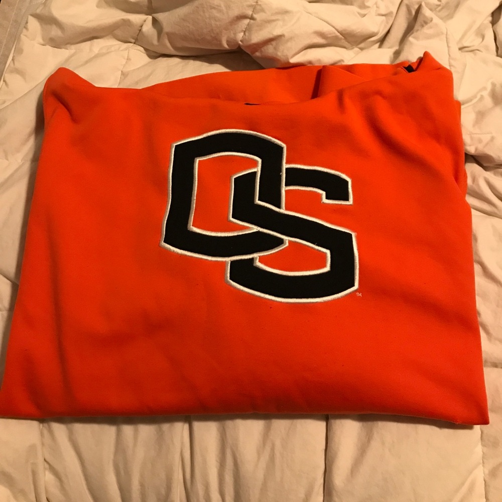 OS orange Nike sweatshirt