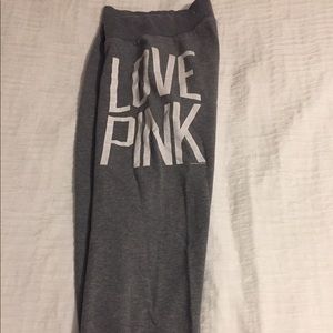 Victoria's Secret Pink boyfriend cropped sweats