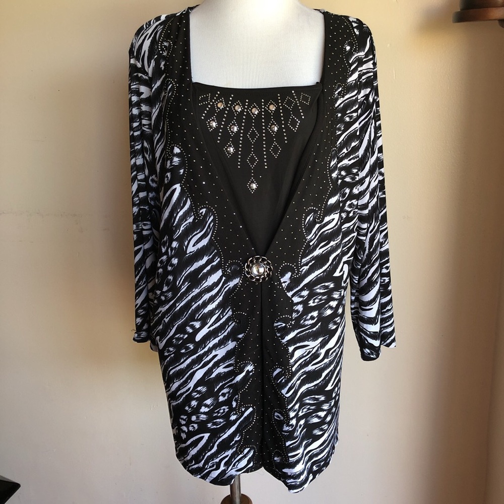 Plus size top blouse