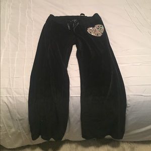 VS Pink Velour Pants