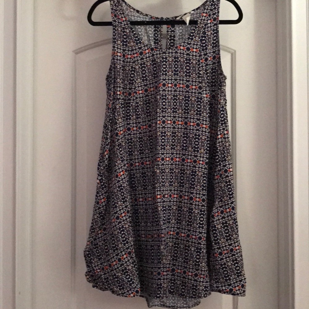 H&M Blue flowy Shift Dress