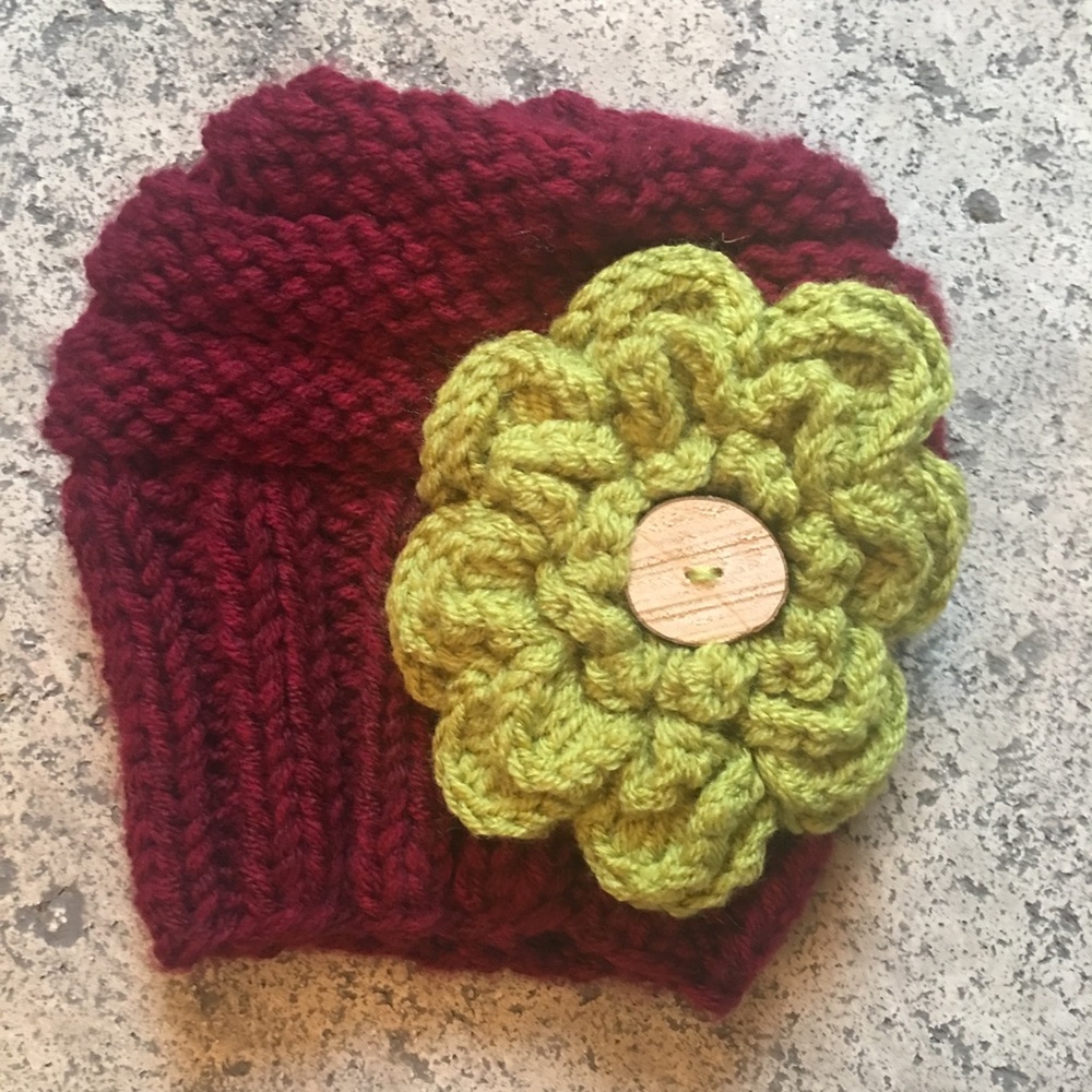 Handmade crochet winter hat