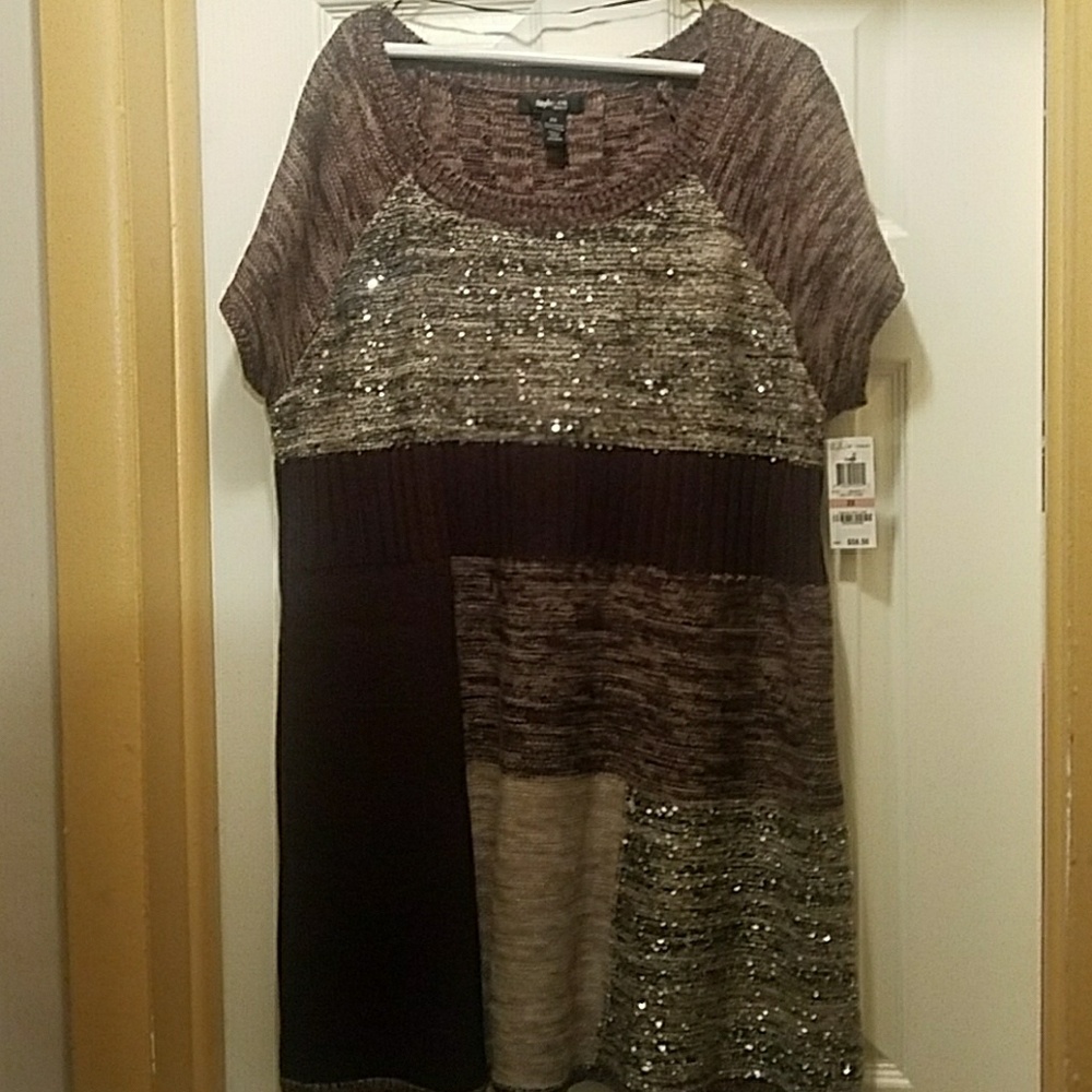 Style & Co (Macy's) "Rye Combo" Tunic-2x