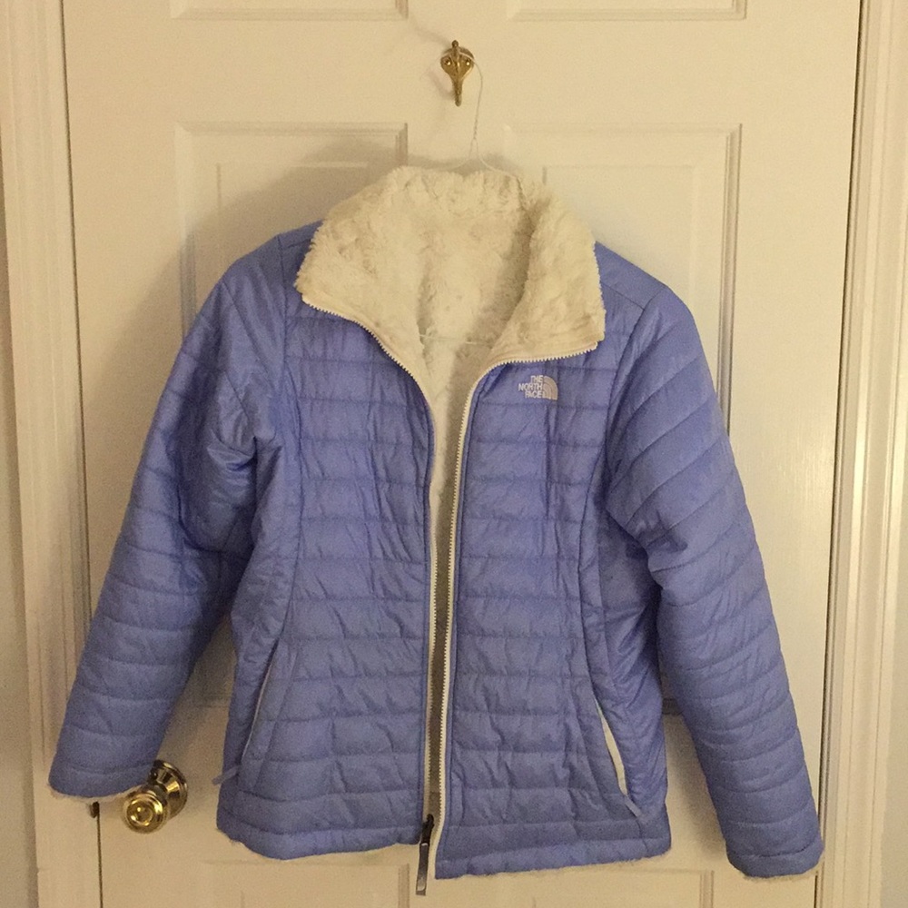 North Face Girls Size 18 Reverseable Winter Jacket