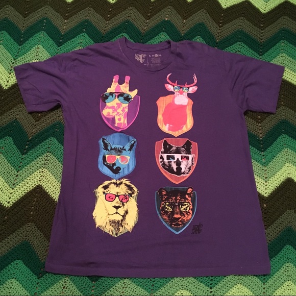 Zumiez Other - ALAB t-shirt sunglasses on giraffe lion deer FINAL
