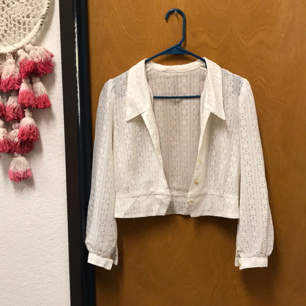 Vintage crop shirt
