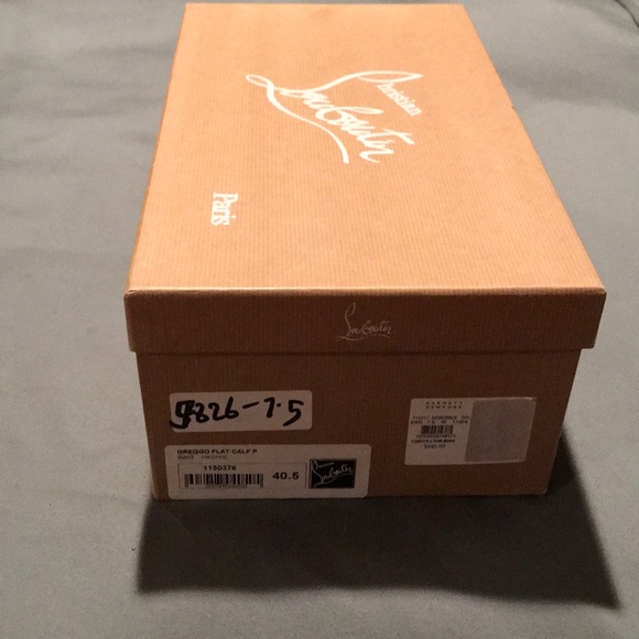 Christian Louboutin Greggo Flat Calf Size 40.5