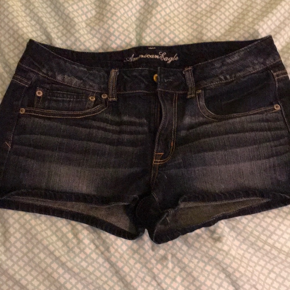 American Eagle denim stretch shorts