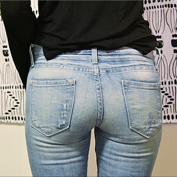 Flying Monkey Distressed Skinny Jeans - Picture 1 of 5