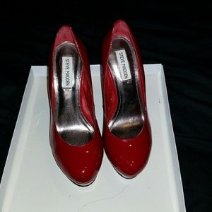 Steve Madden Deep Red Heels