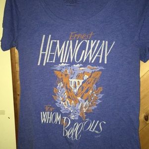 blue hemingway tshirt (2x)