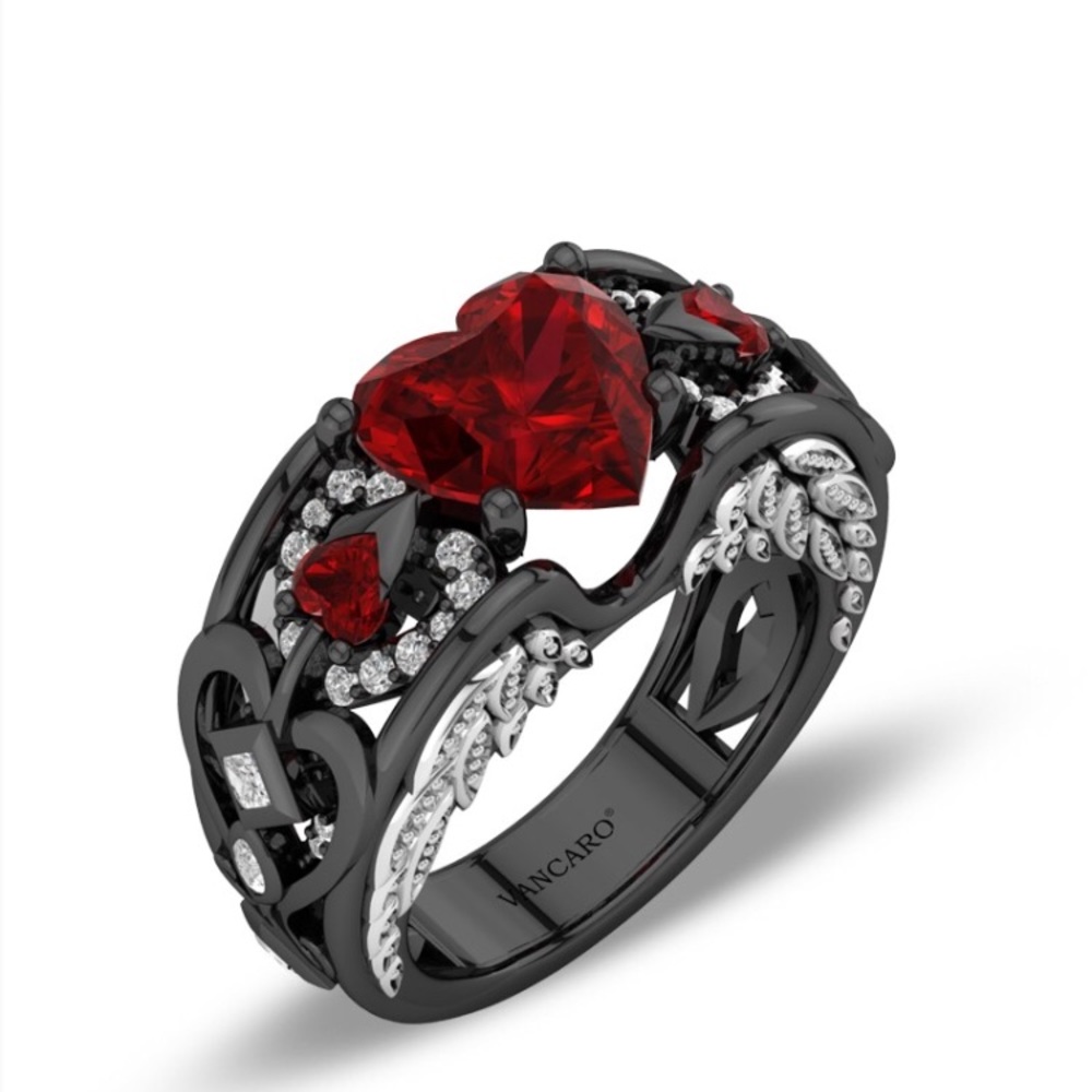 Vancaro heart shaped ring