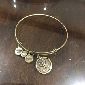 Alex & Ani Letter L Bracelet
