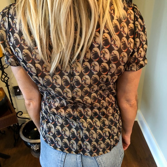 D&G Dolce & Gabbana Cut Out Blouse - Picture 3 of 7