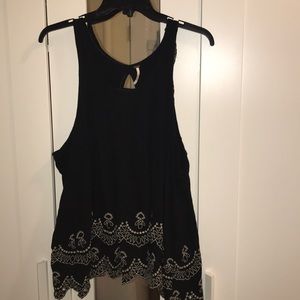 Black Free People tank top