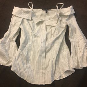 Size 6 White House Black Market Off the Shoulder