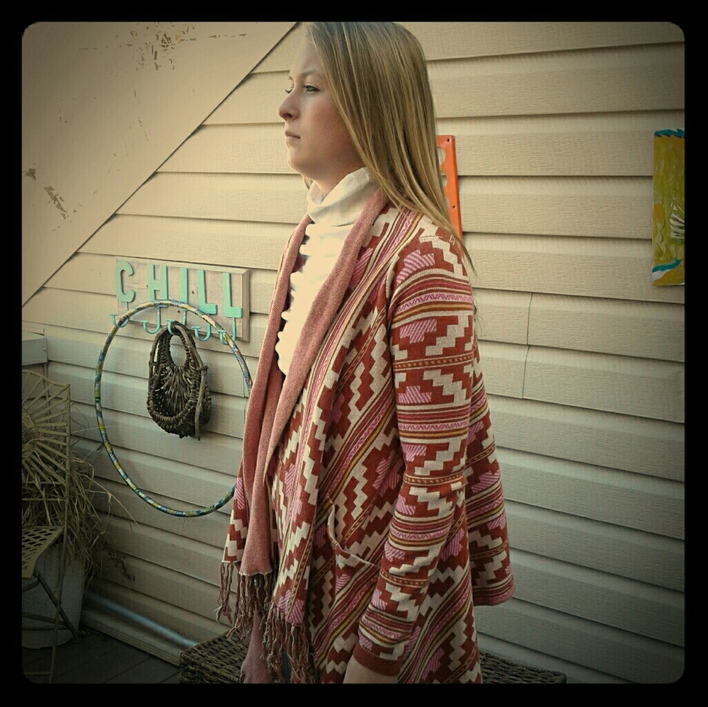 Cute Billa Bong bohemian style sweater