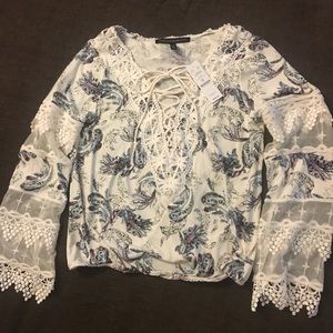 XS White House Black Market Blouse