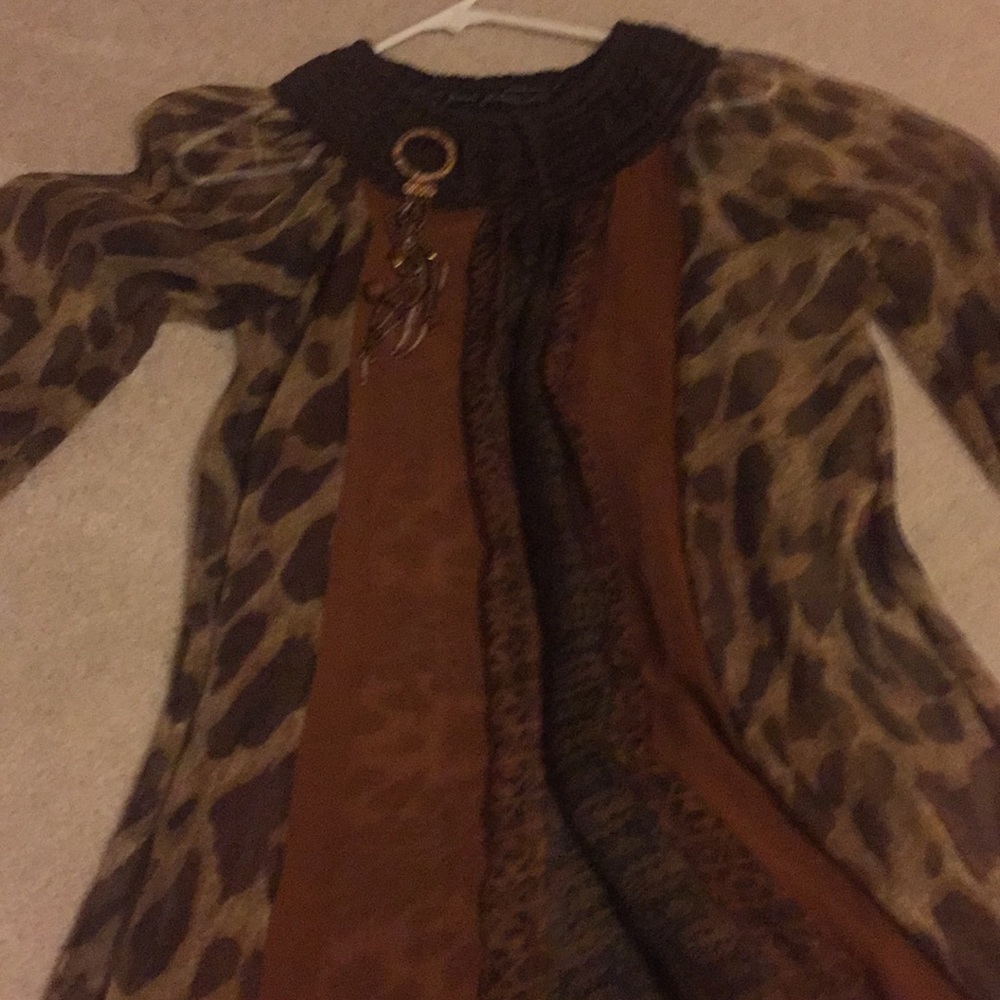 Sold !! Sheer silk tunic