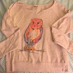 Mossimo owl sweatshirt
