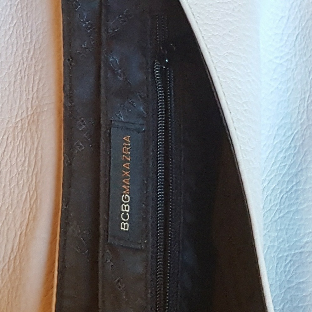 Rectangular Light Periwinkle Blue Leather Clutch - image 4