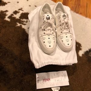 MCM men’s white shoes