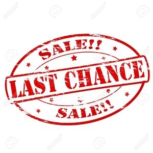 LAST CHANCE to buy items in this closet.