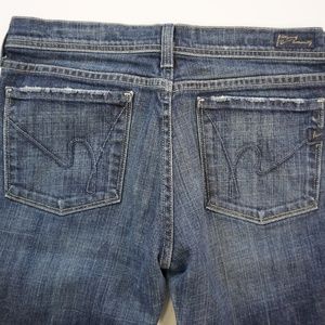 Citizens of Humanity Denim Low Waist Flare Jeans