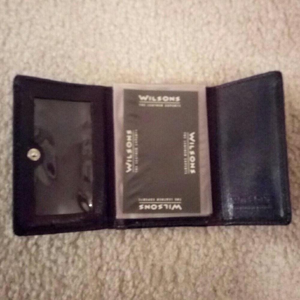 **2/$15** NEW Wilson Brown Leather Wallet 3 x 4
