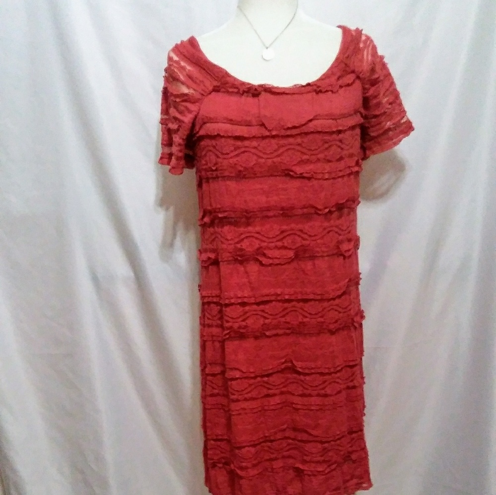 Dress Barn Coral women's dress size 8