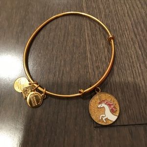 Unicorn Alex and Ani Charm Bracelet