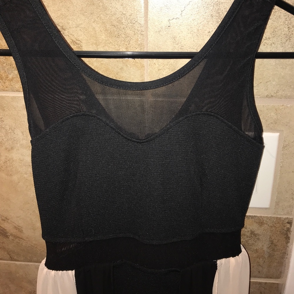 Material Girl Two Tone Dress XS Club Evening - Picture 3 of 5