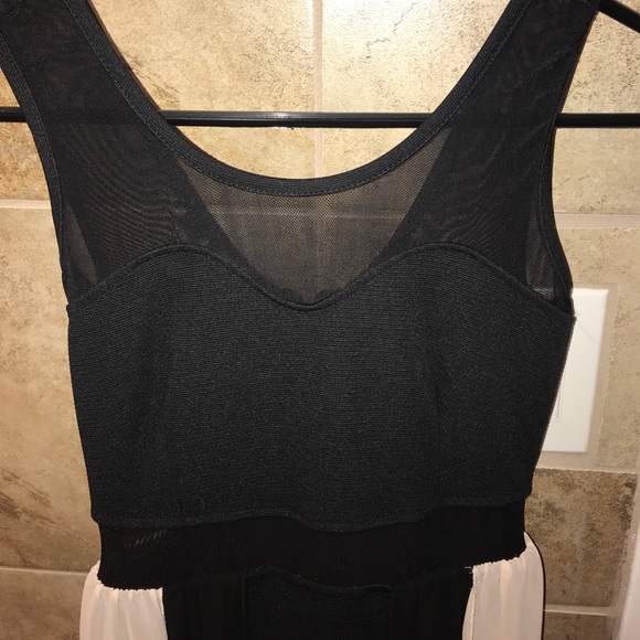 Material Girl Two Tone Dress XS Club Evening - Picture 3 of 5