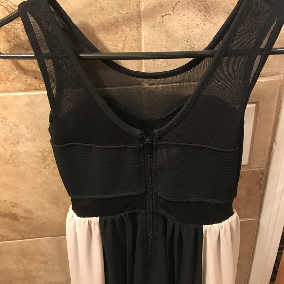Material Girl Two Tone Dress XS Club Evening - Picture 5 of 5
