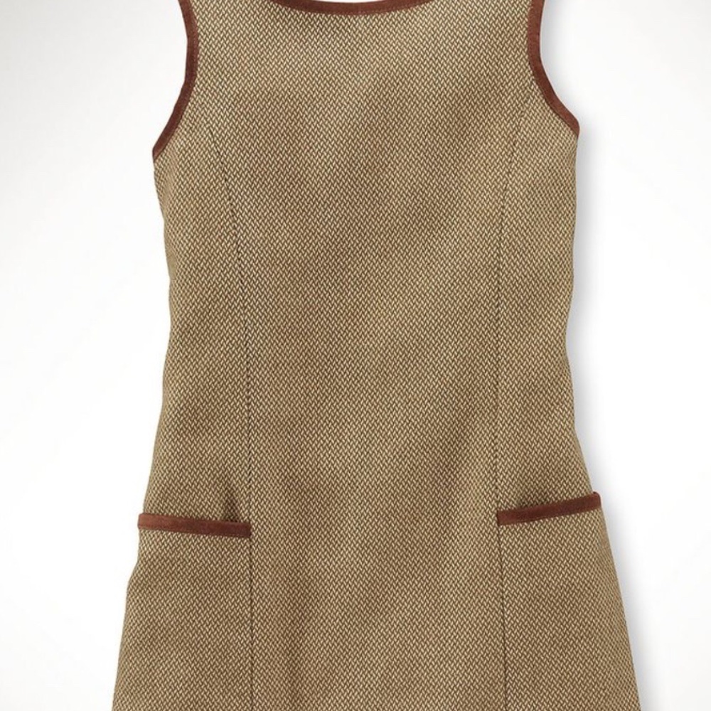 Brown Tweed Romper by Ralph Lauren (Toddler Girls)