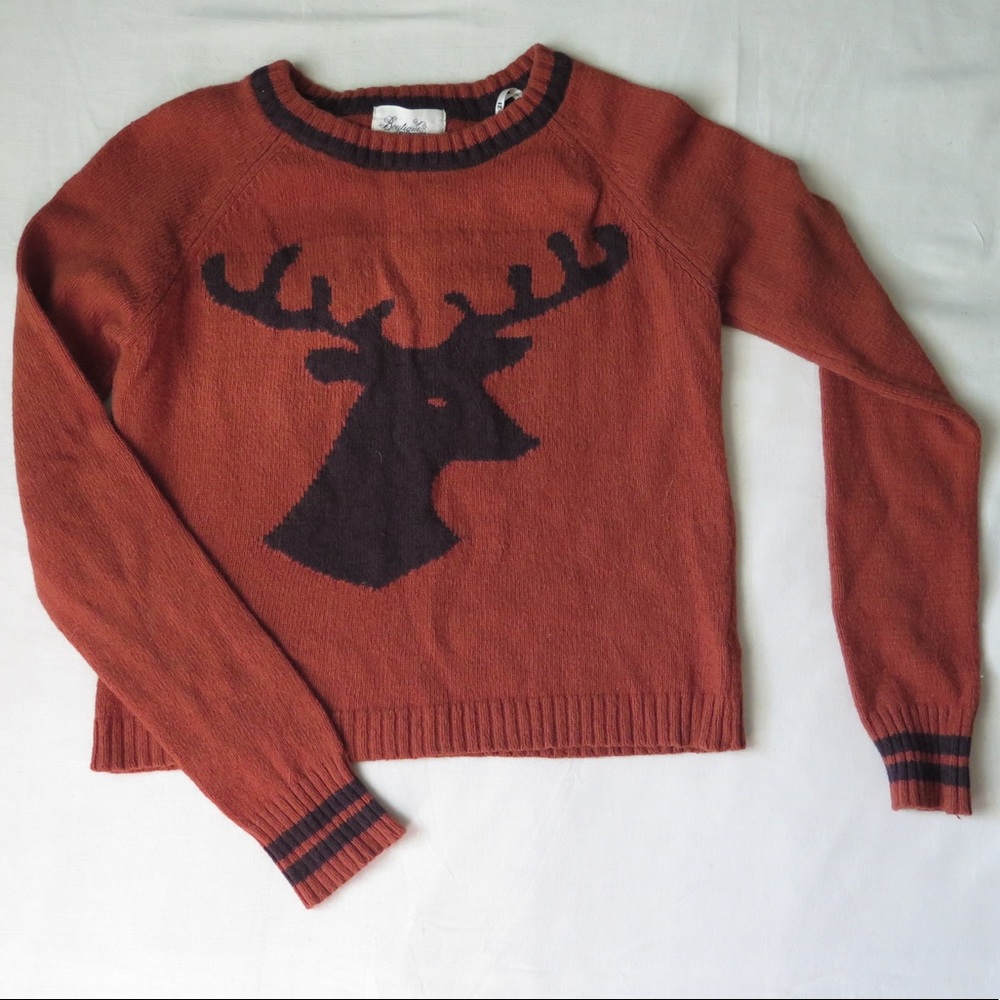 Quirky Forever 21 autumn Deer Sweater