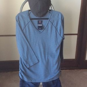 Striped, Long-Sleeve Top