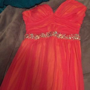 Short in front long in back dress