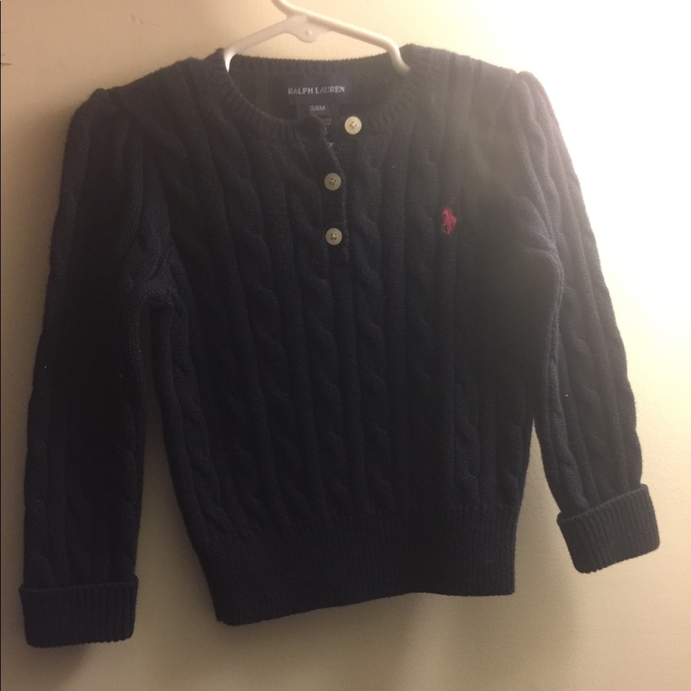 Navy Blue Sweater by Ralph Lauren (Toddler Girls)
