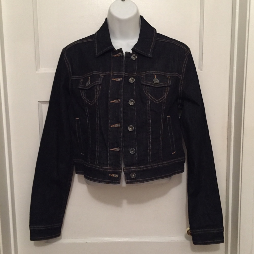 Denim jacket, cropped size small