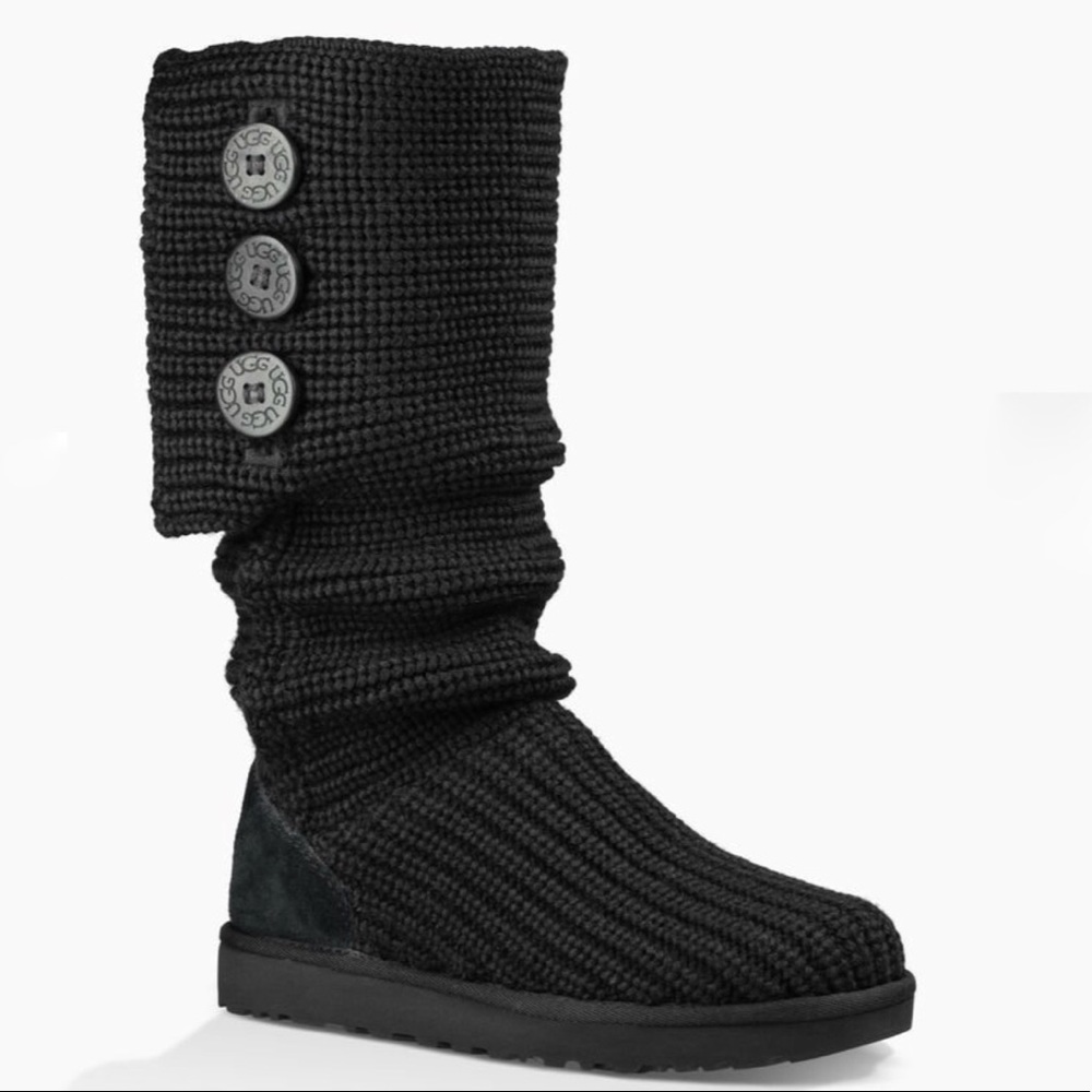 Ugh Classic Cardy Boots- Black
