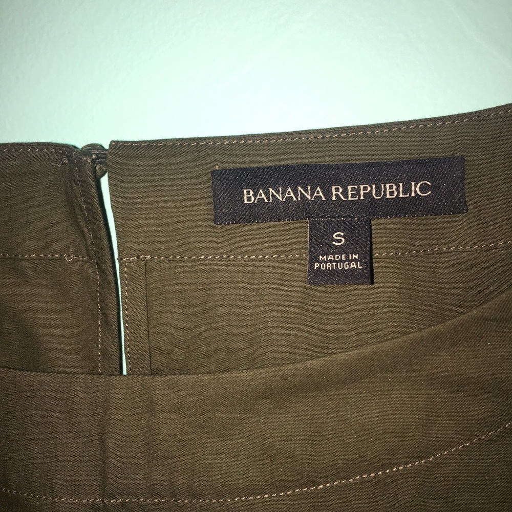 army green banana republic blouse