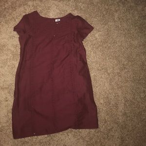 Dark Maroon Dress