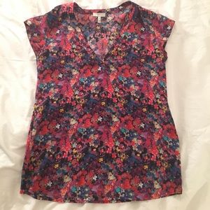 Joie Floral Blouse Size M