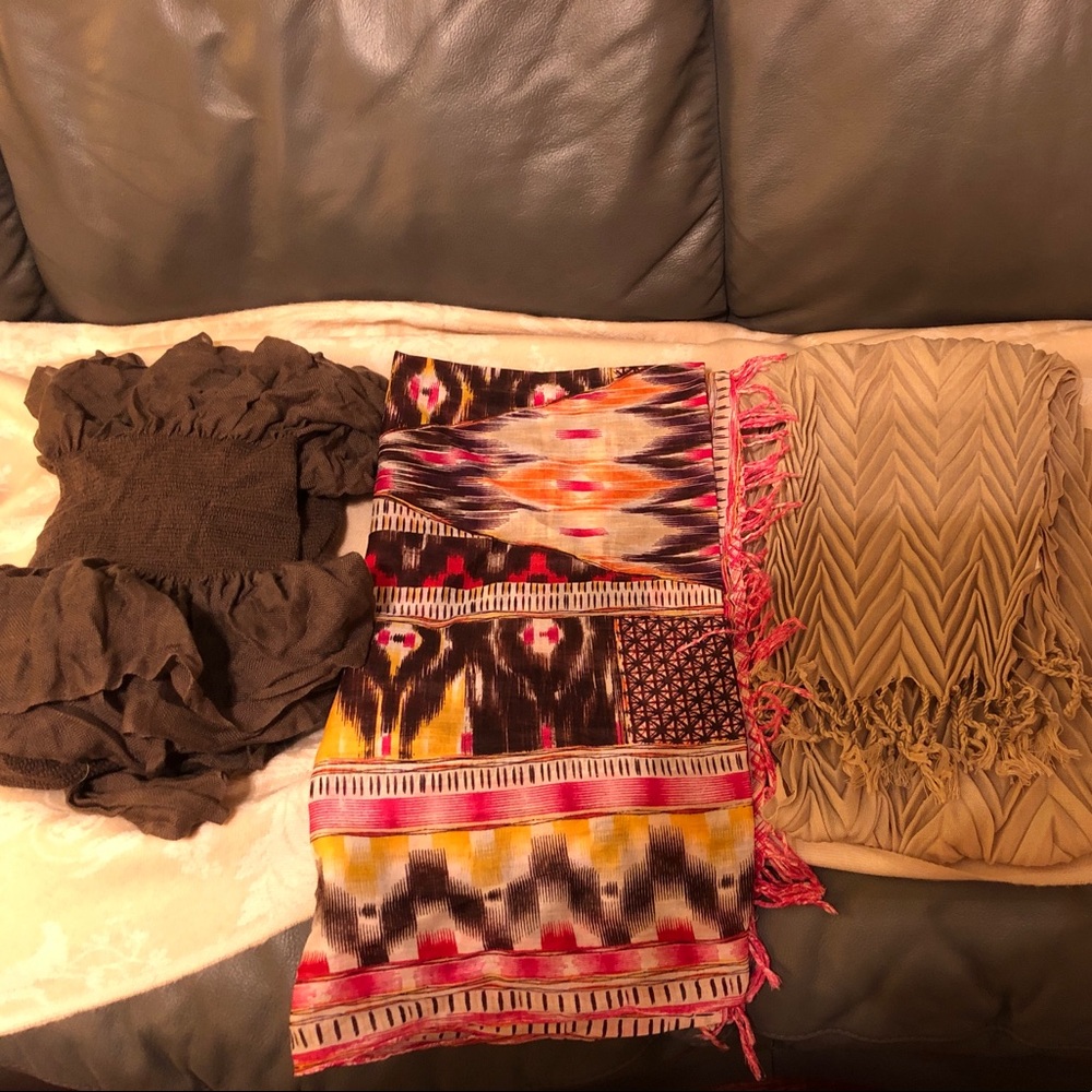 Scarf bundle of 3 scarves