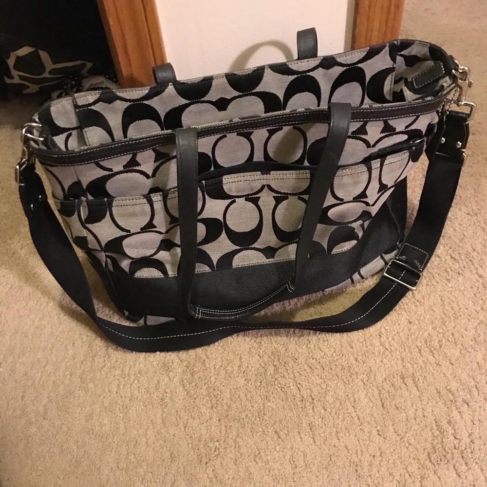 Authentic Coach diaper bag