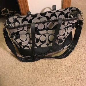 Authentic Coach diaper bag
